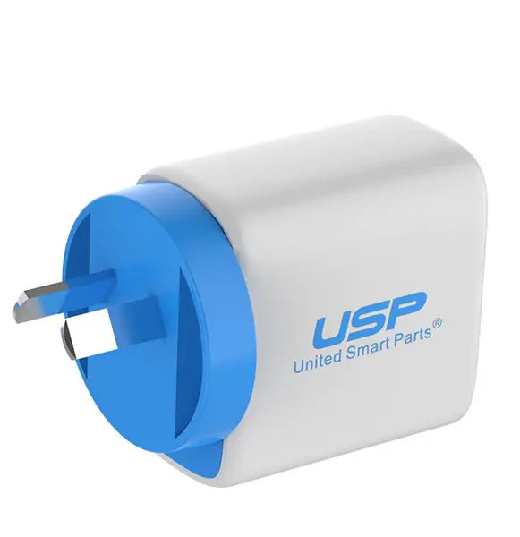 30W 2-Port Qualcomm Charger Quick Charge Wall Power Adapter with 1M Lighting cable Sunday's Creative