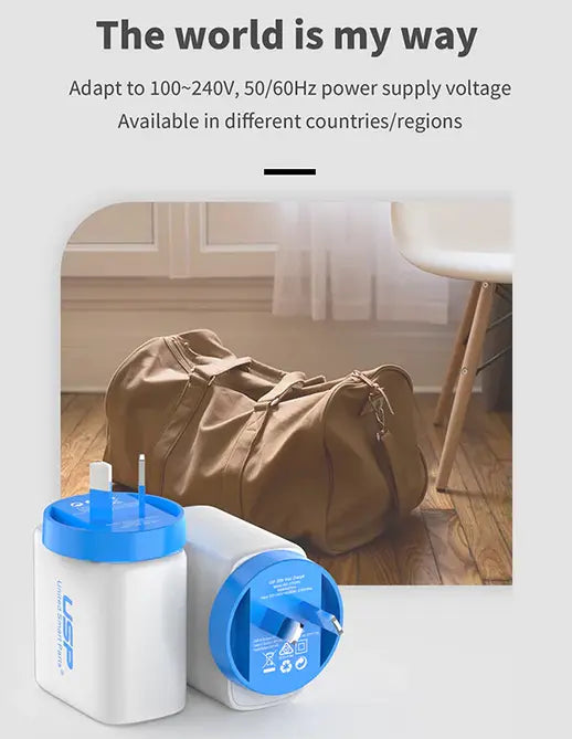 30W 2-Port Qualcomm Charger Quick Charge Wall Power Adapter with 1M Lighting cable Sunday's Creative