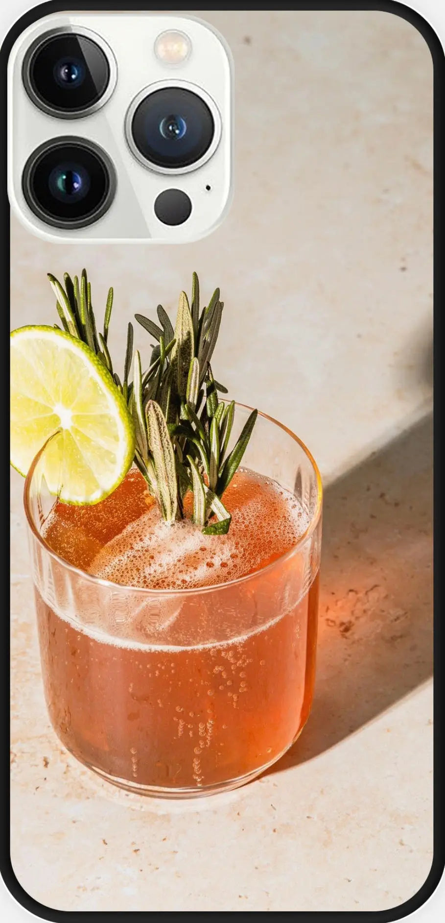 Designed phone cases Summer Drinks series 01 Sunday's Creative