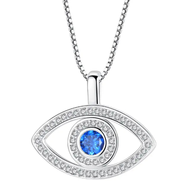 Eye shape Designer Elegant Luxury Necklace Sunday's Creative