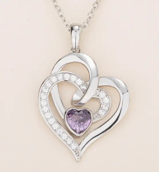 Heart shape Designer Elegant Luxury Necklace Sunday's Creative