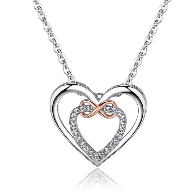 Love shape Designer Elegant Luxury Necklace Sunday's Creative