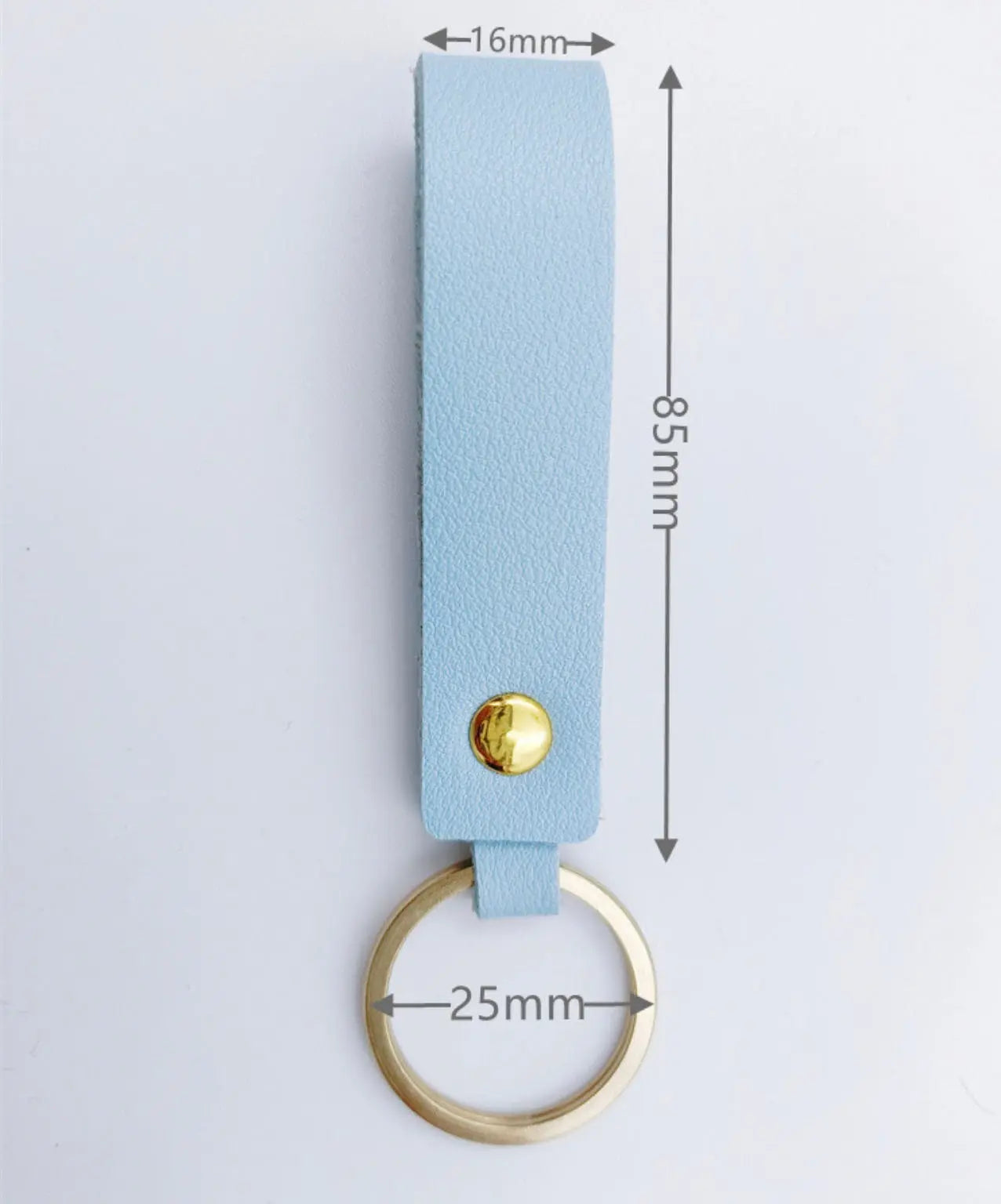 Personalised Leather Key Laser Engraved Sunday's Creative