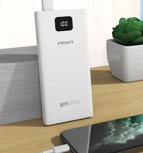 Power bank 10500mah LED Display White PISEN-TS-D291 Sunday's Creative