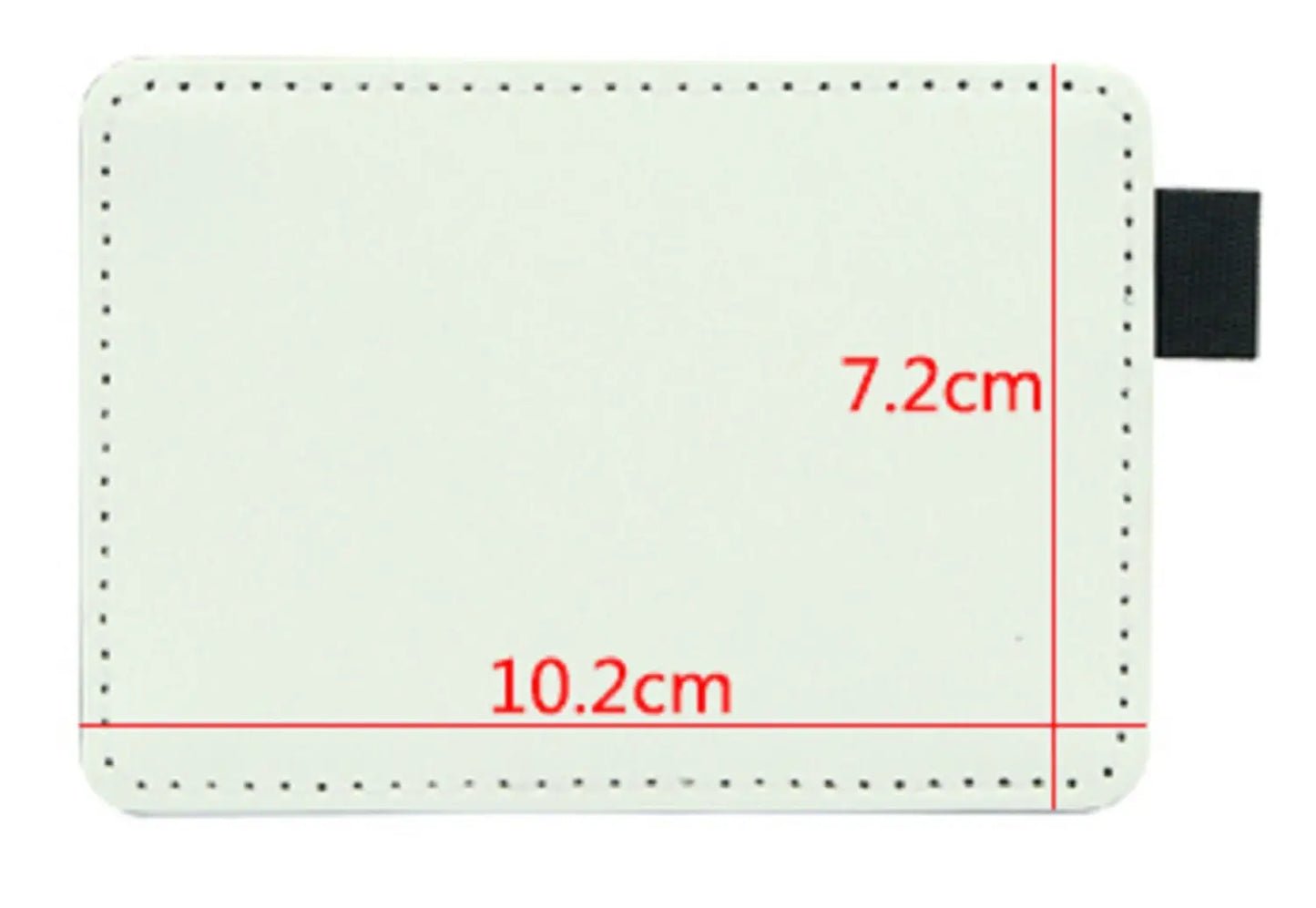 Personalized PU Leather 1-2 cards holder - Sunday's Creative