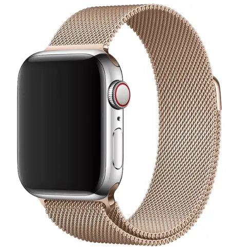 iWatch mesh band Rose Gold strap band 38/40/41/42/44/45/49mm Sunday's Creative