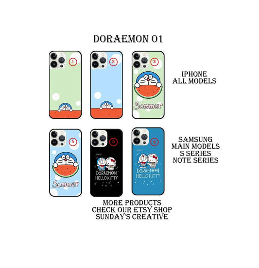 Designed phone cases  Doraemon series Sunday's Creative