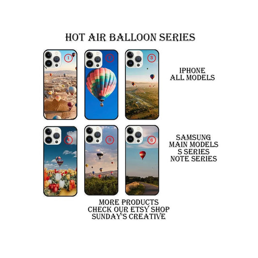 Designed phone cases Hot Air Ballon series Sunday's Creative