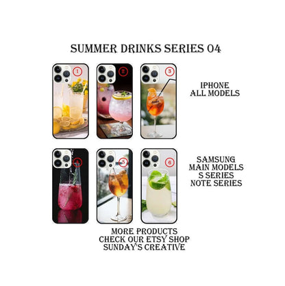 Designed phone cases Summer Drinks  series 04 Sunday's Creative