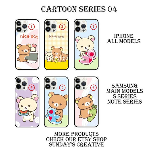 Designed phone cases cartoon series 04 Sunday's Creative