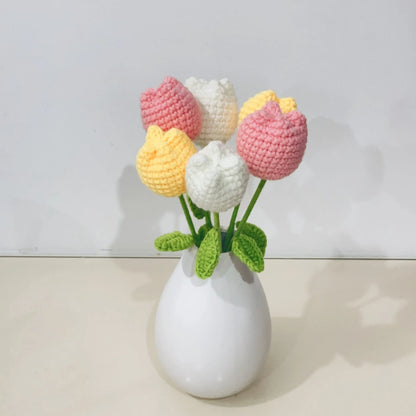 Hand knitted Unblossomed Tulip Sunday's Creative
