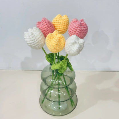Hand knitted Unblossomed Tulip Sunday's Creative
