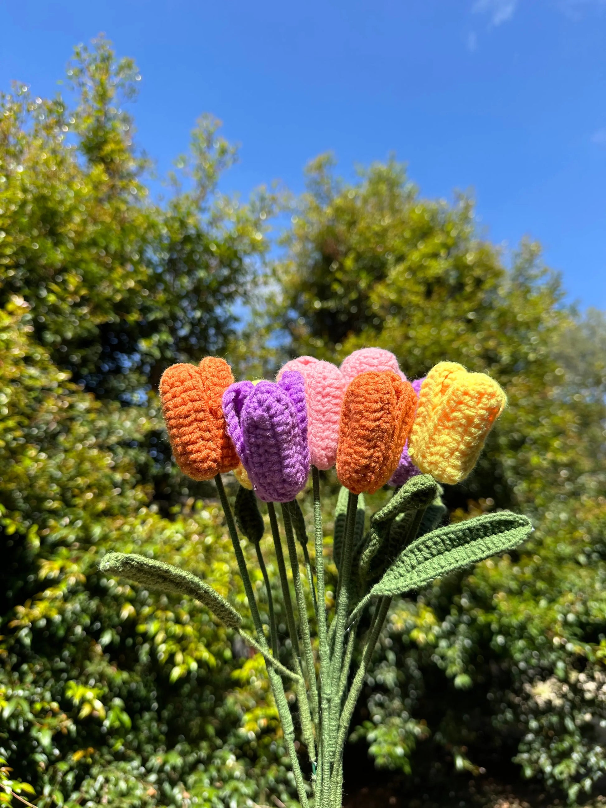 Hand knitted Woolen Tulip Sunday's Creative