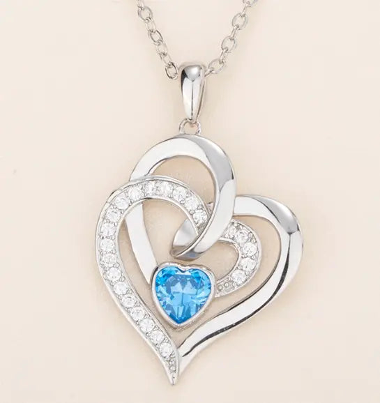 Heart shape Designer Elegant Luxury Necklace Sunday's Creative