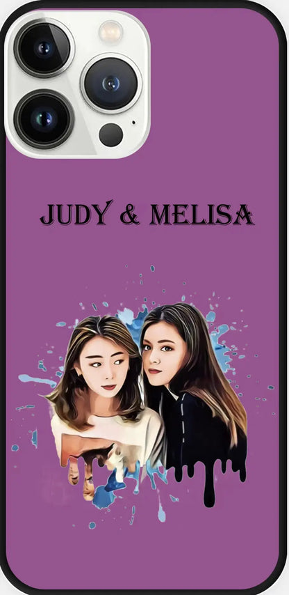 Personalized iPhone Cases (Cartoon your photo 2 people) Samsung phone case Sunday's Creative