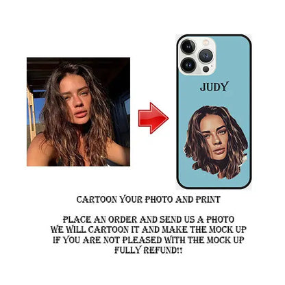 Personalized iPhone Cases (Cartoon your photo) Samsung phone case Sunday's Creative