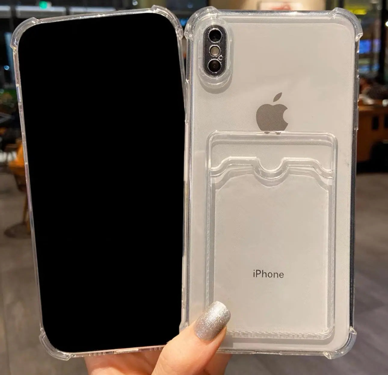 Premium Transparent Wallet Photo Card Phone Case for iphone – Sunday's Creative Premium Transparent Wallet Photo Card Phone Case for iphone – Sunday's Creative