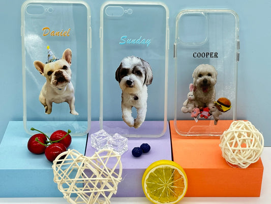 iPhone Case All Models |Samsung S10- NOTE 20U | Personalized Phone Case Photo cut out+words Sunday's Creative
