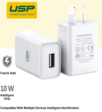 10W USB Wall Charger Adapter For iPhone 13 12 High Quality Sunday's Creative