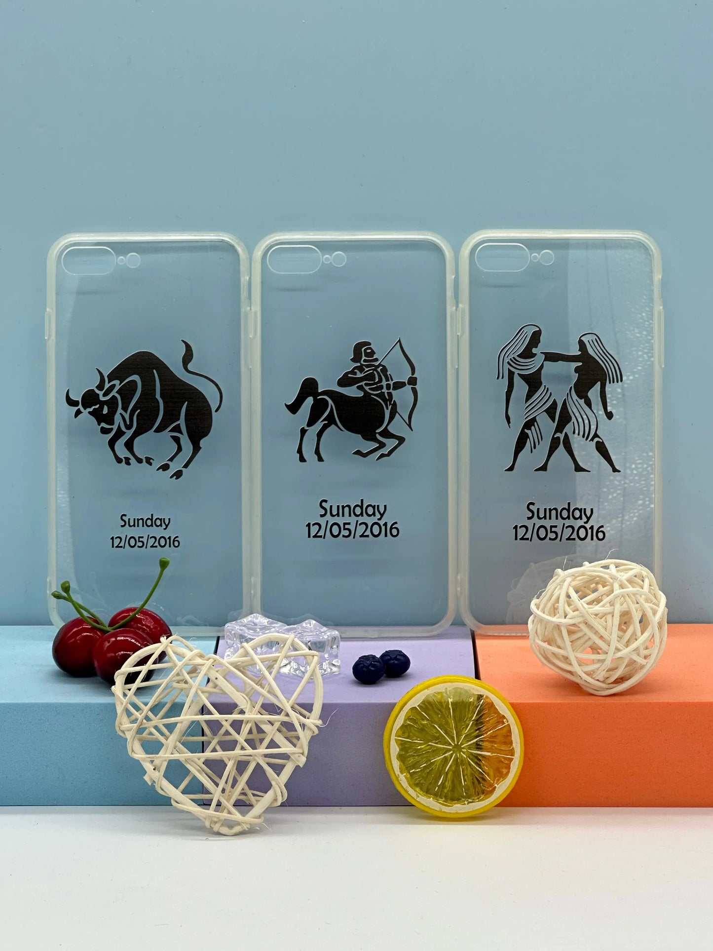 iPhone 12 To 14 Pro Max| Zodiac Signs Transparent Case Sunday's Creative