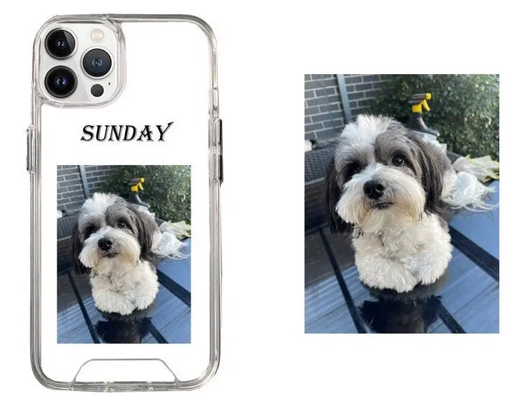iPhone Case All Models |Samsung S10- NOTE 20U | Personalized Phone Case Photo+words - Sunday's Creative