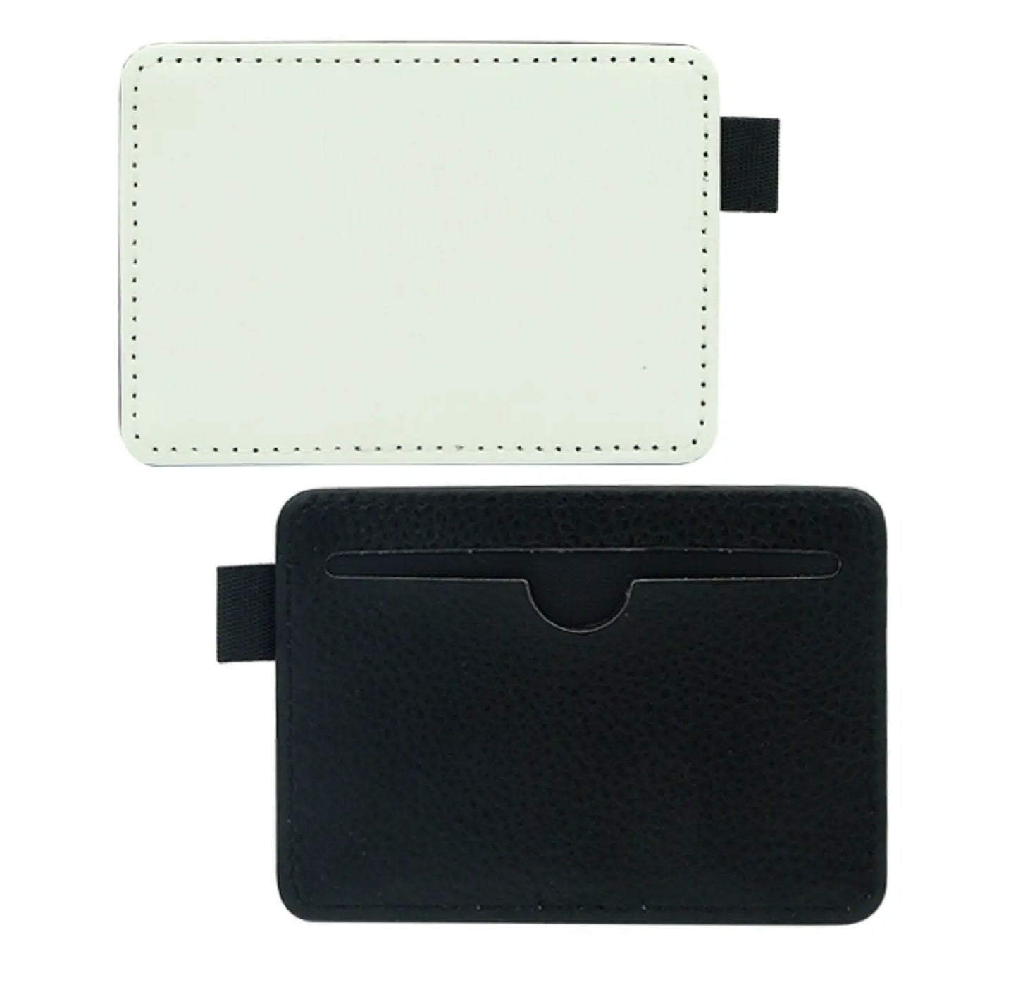 Personalized PU Leather 1-2 cards holder - Sunday's Creative