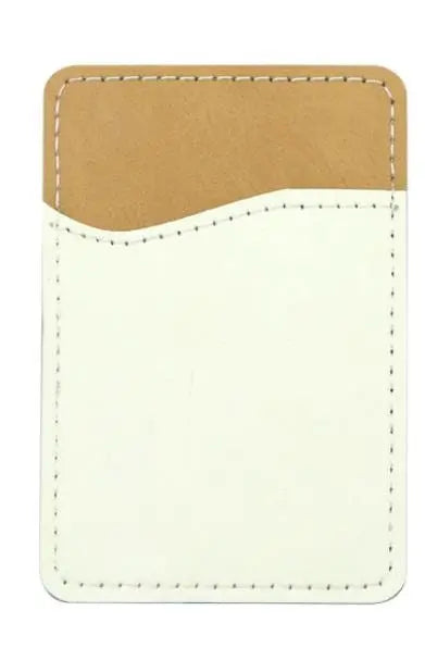 Personalized PU Leather Sticky Mobile Phone Wallet Card Holder Sunday's Creative