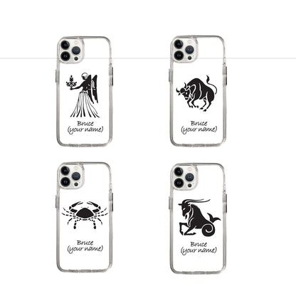iPhone X To 11 Pro Max| Zodiac Signs Transparent Case Sunday's Creative