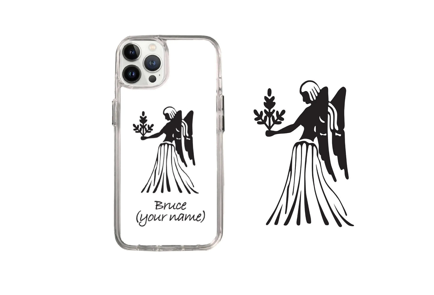 iPhone 12 To 14 Pro Max| Zodiac Signs Transparent Case Sunday's Creative