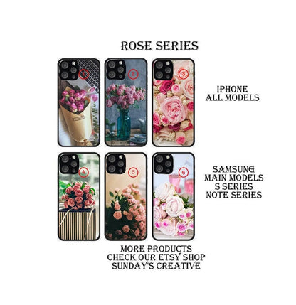 Designed phone cases Rose series Sunday's Creative