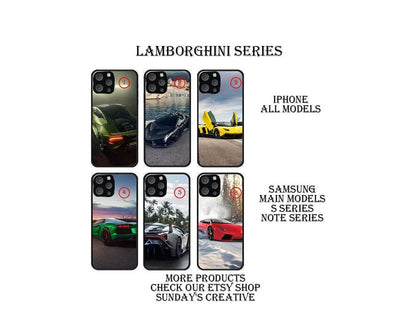 Designed phone cases Lamborghini series Sunday's Creative