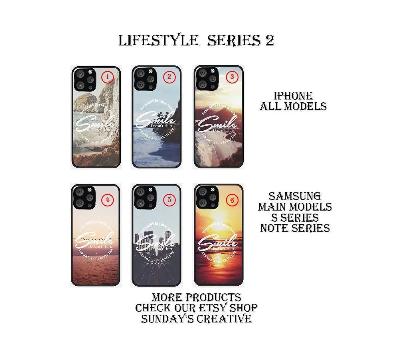 Designed phone cases Lifetime series 02 Sunday's Creative