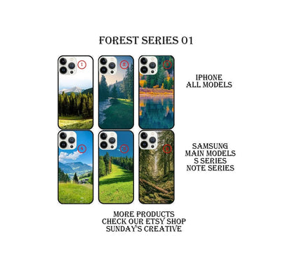 Designed phone cases Forest series 01 Sunday's Creative