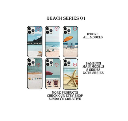 Designed phone cases Beach series 01 Sunday's Creative