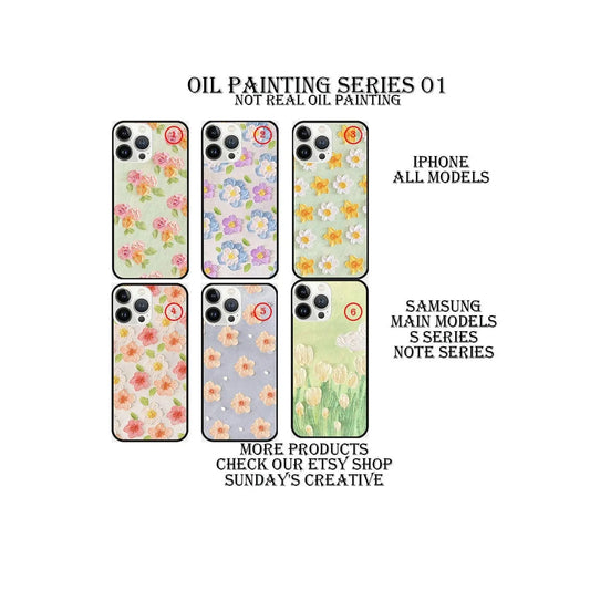 Designed phone cases Oil painting Series 01 ( it's printing photo not real oil painting) Sunday's Creative